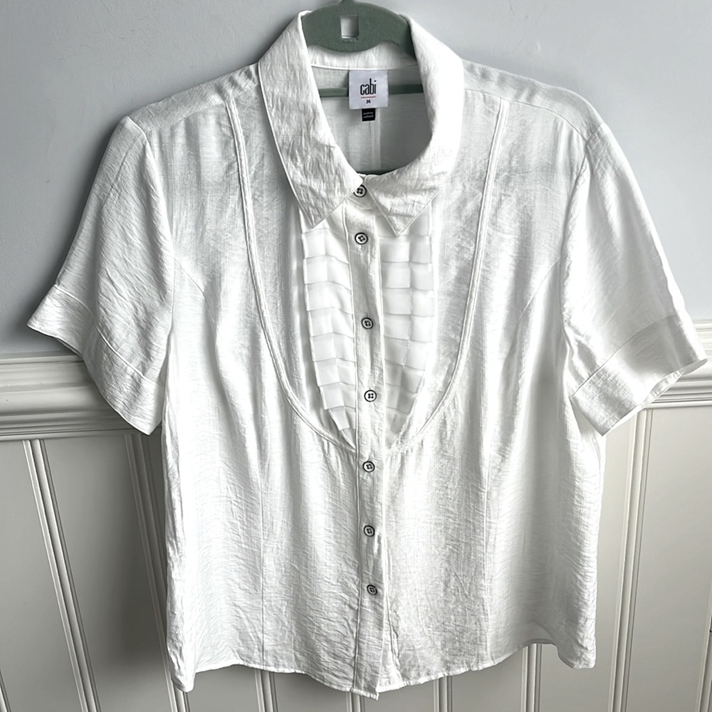 Cabi 2024 Tuxedo Top NWOT size medium